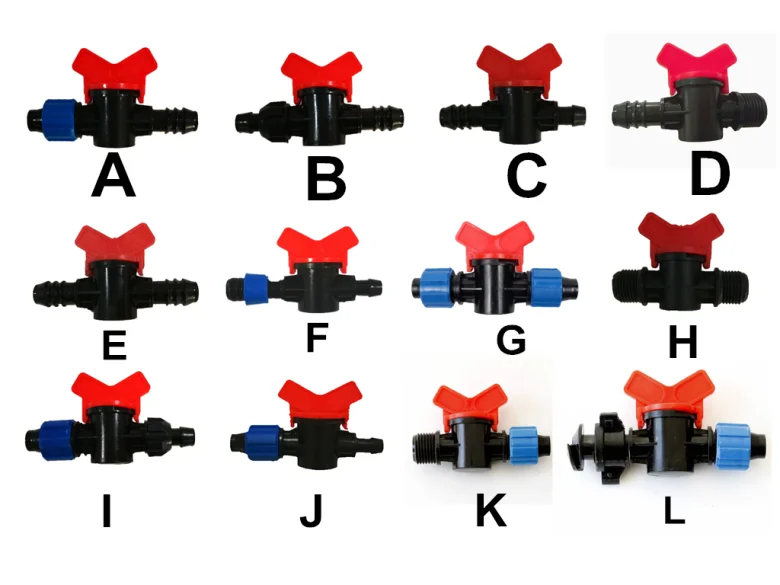 202516mm 오프테이크 밸브 바이패스 마이크로 드립 관개 시스템 드립 밸브 미니 드립 밸브 (농업용 관개)