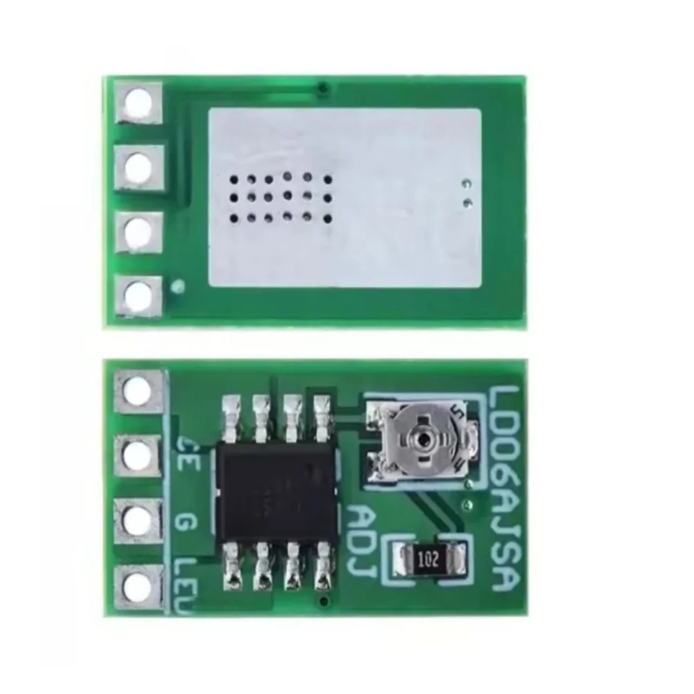 Adjustable Constant Current LED Driver Module 30-1500mA DC 2.8V-6V for For pwm Signal Green ABS 18x10.2mm 30 modules