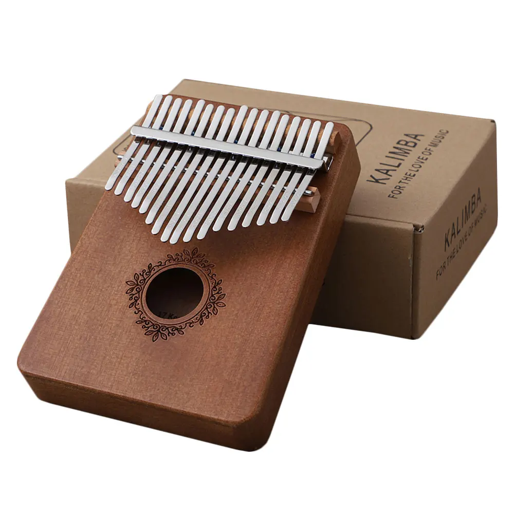 

Finger Piano 17 tone Wooden Thumb Instrument for Beginner Creative Soothing Tone Smooth Surface Long lasting Durability High