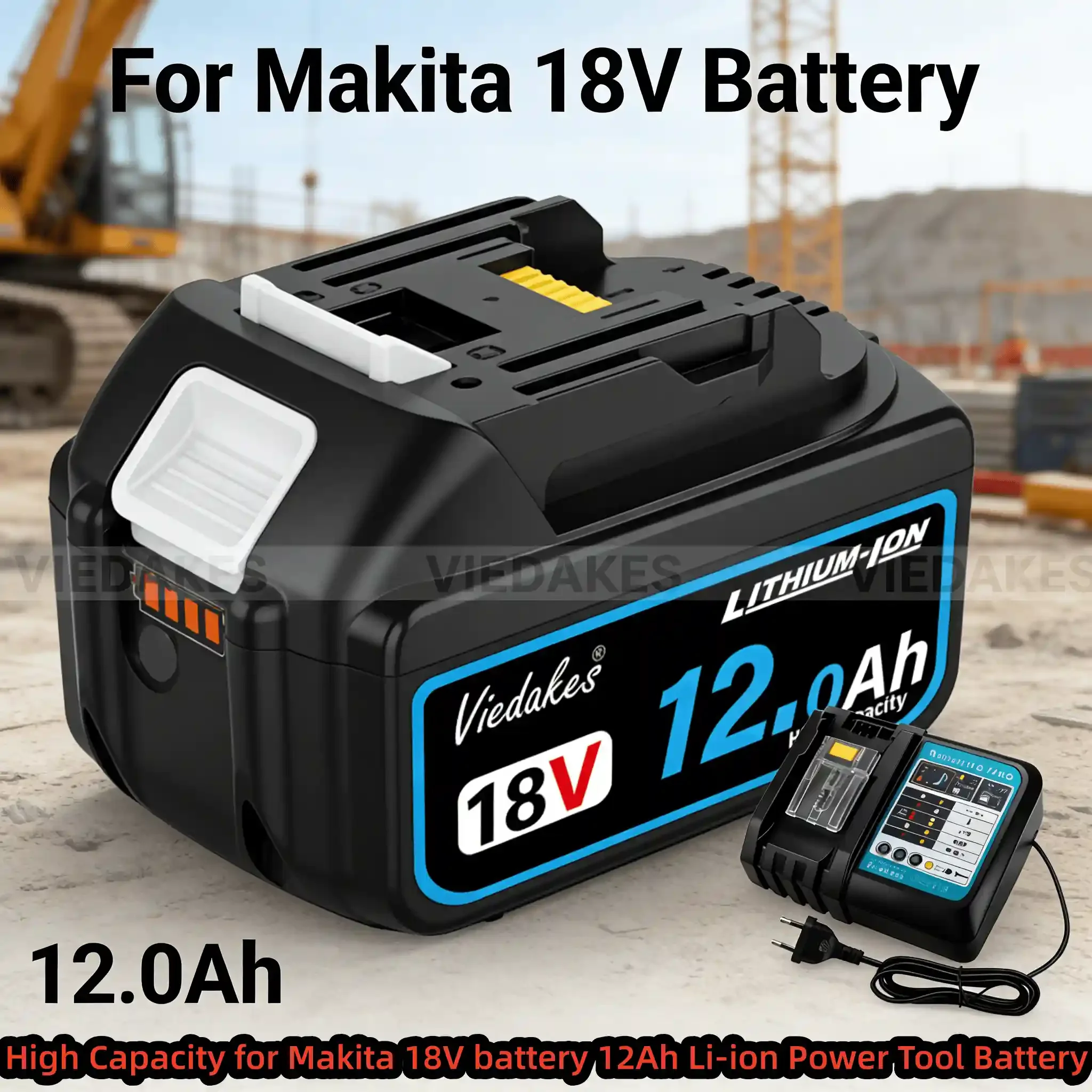 

18V Replacement Battery for Makita BL1830 BL1840 BL1850 BL1860 3.0Ah 5.0Ah 6.0Ah Li-ion Battery with BMS