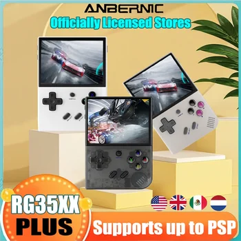 ANBERNIC RG35XX Plus 3.5 inch Video Games Support Wireless Controlle Retro Handheld Game Player Console Classic Output PSP Gift