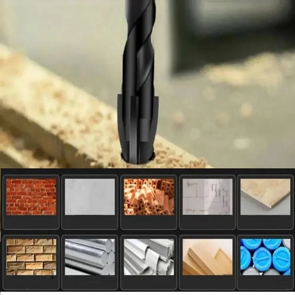 

Hex Shank Cross Head Tile Drill Bit Set 7pcs for Glass Wood Brick Tile and Plastic with Carbide Tips and Spiral Chip Design