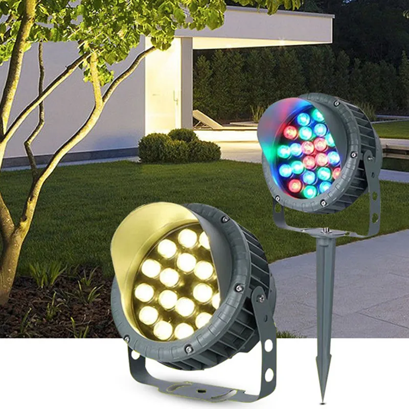 

3W 6W Ground Lights Outdoor Spotlight Led Flood Lights Round Landscape Light Outdoor Waterproof Patio Lawn Lights Tree LED 220V