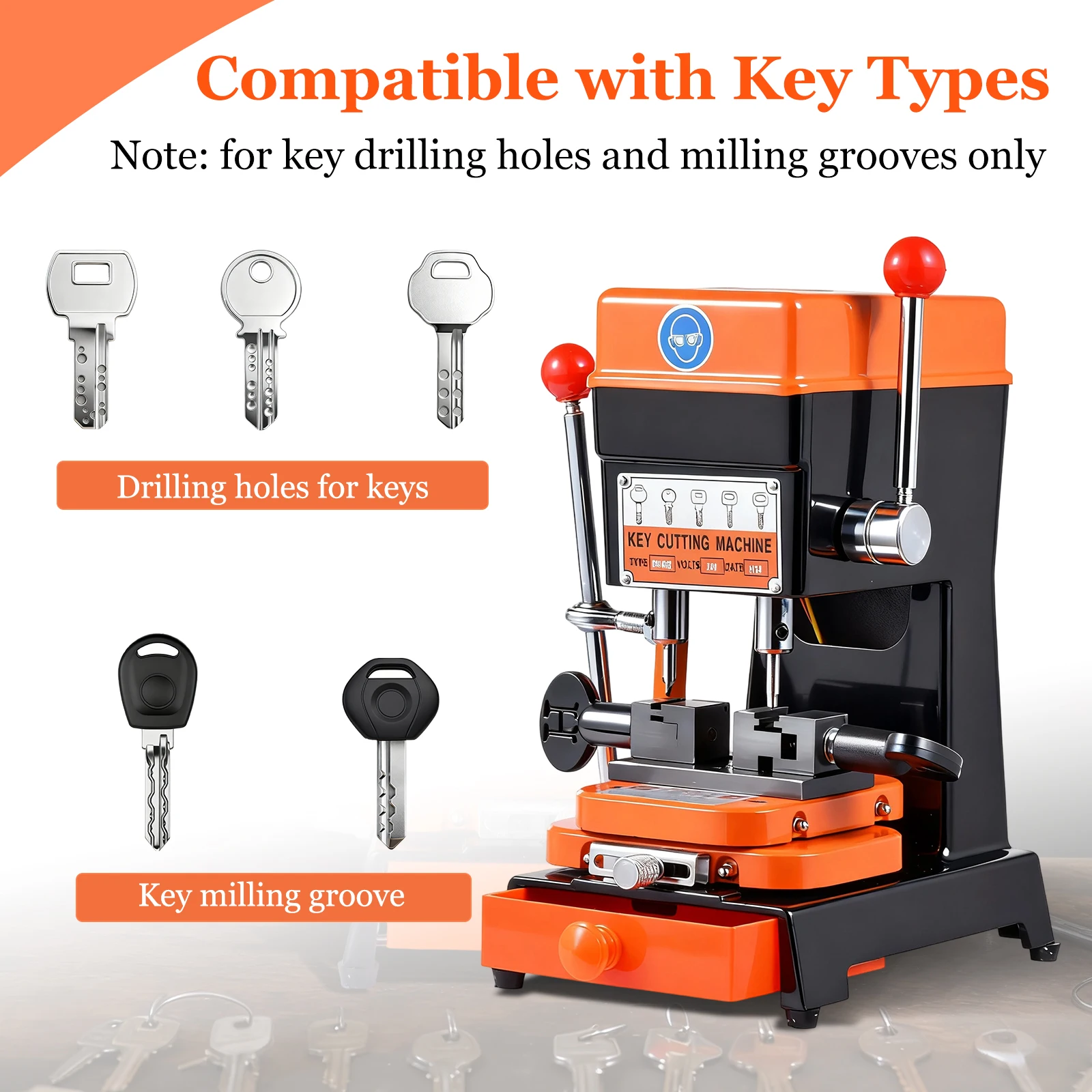 Sleutel Duplicator Kopieermachine Sleutel 110V 180W Cutter Tool Efficiënte Sleutel Kopiëren Duplicator Multifunctionele Klonen Sleutel Duplicator