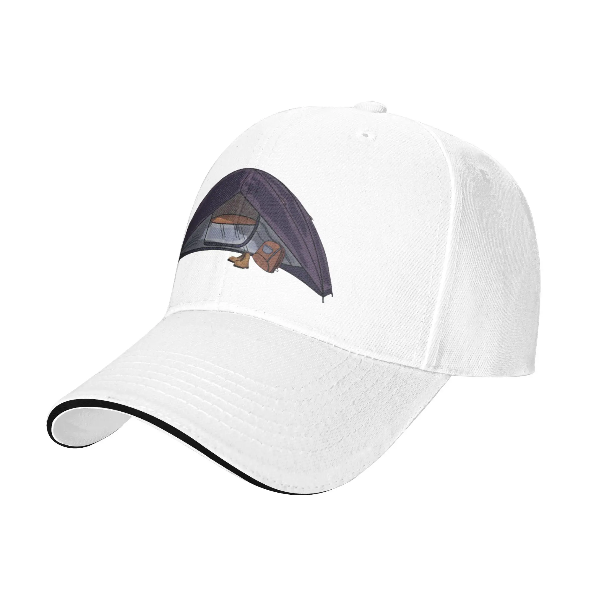 Purple Tent Camp Vibes Gift For Children Men Women A Baseball Cap Hat