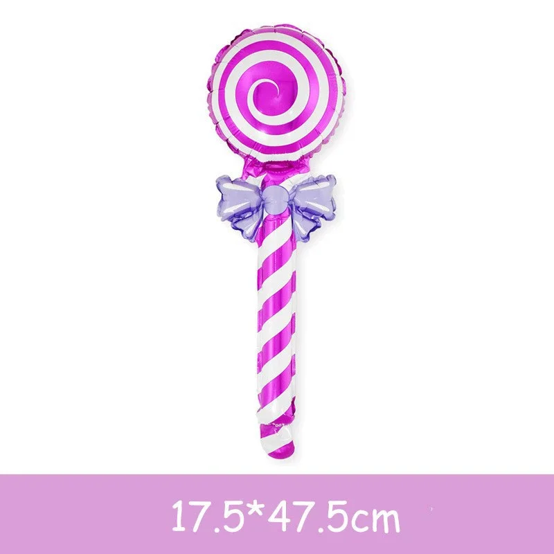 6 Stück Folienballons mit Lollipop-Motiv, Geschenk für Hochzeit, Geburtstag, Partydekoration, Kindertag, Muttertag – Detail 6
