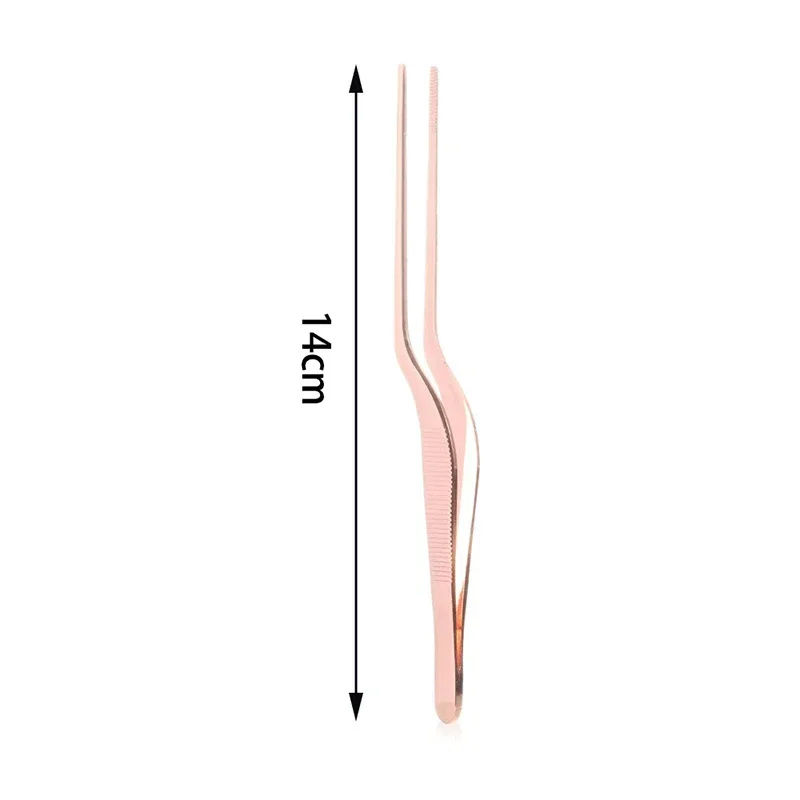 1pcs Thickened ear tweezers Stainless steel picking tweezers tool elbow clear  canal cerumen