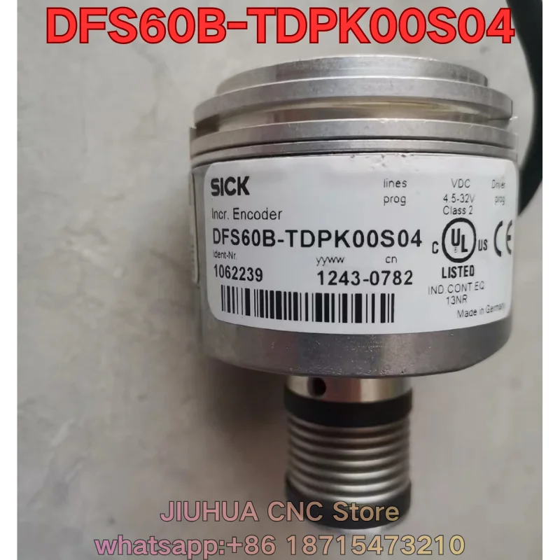 Used DFS60B-TDPK00S04 encoder functional test normal