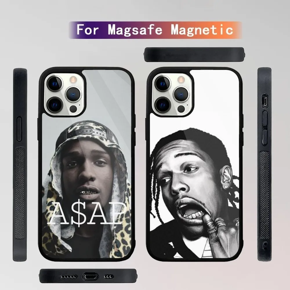 A-ASAP Rocky-S Rapper  Phone Case For iPhone 15,14,13,12,11,Plus,Pro,Max Mini Magsafe Magnetic Wireless Charging