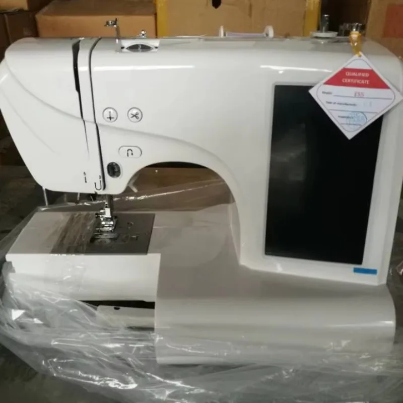

Multifunction Household Domestic Sewing Machine With Single Needle Flat-Bed Configuration And Motor-for Embroidery