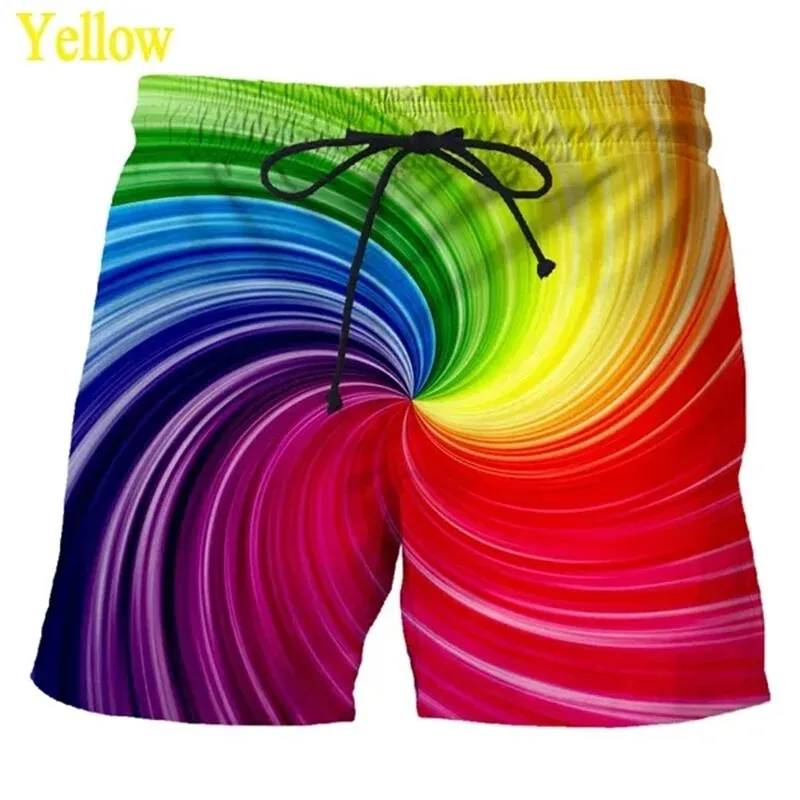 Pantalones cortos deportivos para hombre, Shorts estampados, informales, coloridos, de talla grande, a la moda, para verano