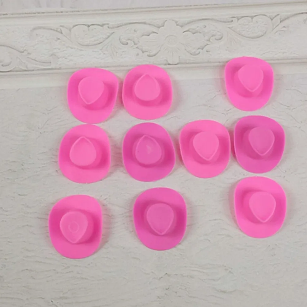 30 Peças de Chapéus de Cowboy Miniatura, Pequenos Chapéus para Decoração de Bolos, Projetos de Decoração DIY, Adornos de Chapéus Fofos e Delicados para Artesanato e Festas