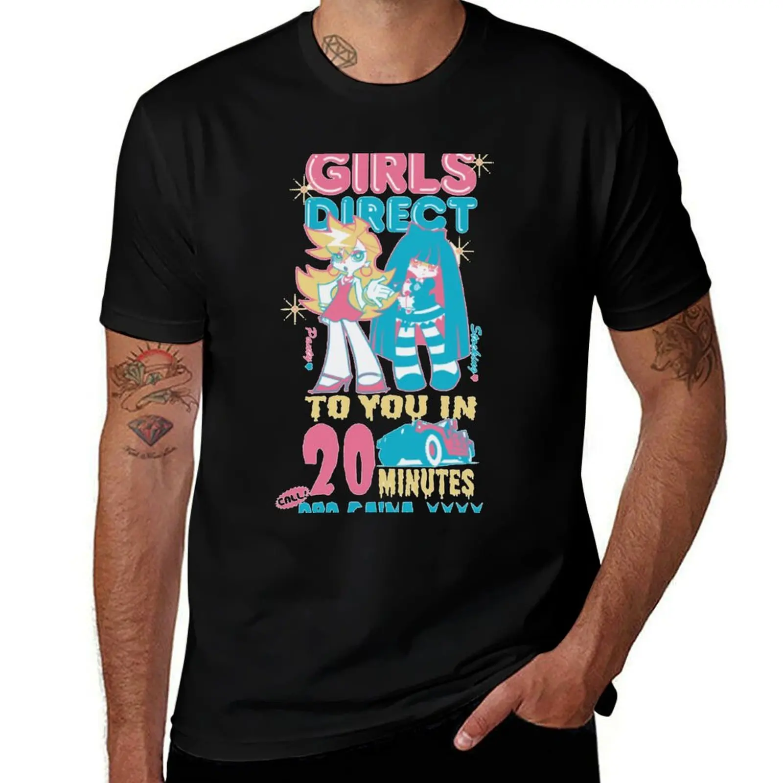 

Panty and Stocking - Girls Direct - PASWG T-Shirt Independence Day Short Sleeve T-Shirt