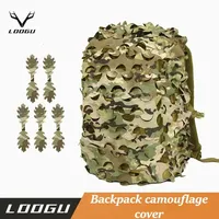CS Camo Tactical Backpack Cover 60L/80L Laser Cut Camouflage Pack Rucksack Cover Scrim Multicam Hunting Bag Accessories