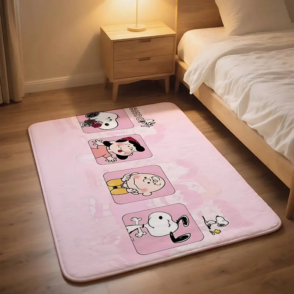 Classic-S-sNoOPyS Kawaii Carpet Bathroom Anti-slip Mat Door Mat Home Decoration Mat Entrance Door Mat Scratch-resistant Door Mat view 3