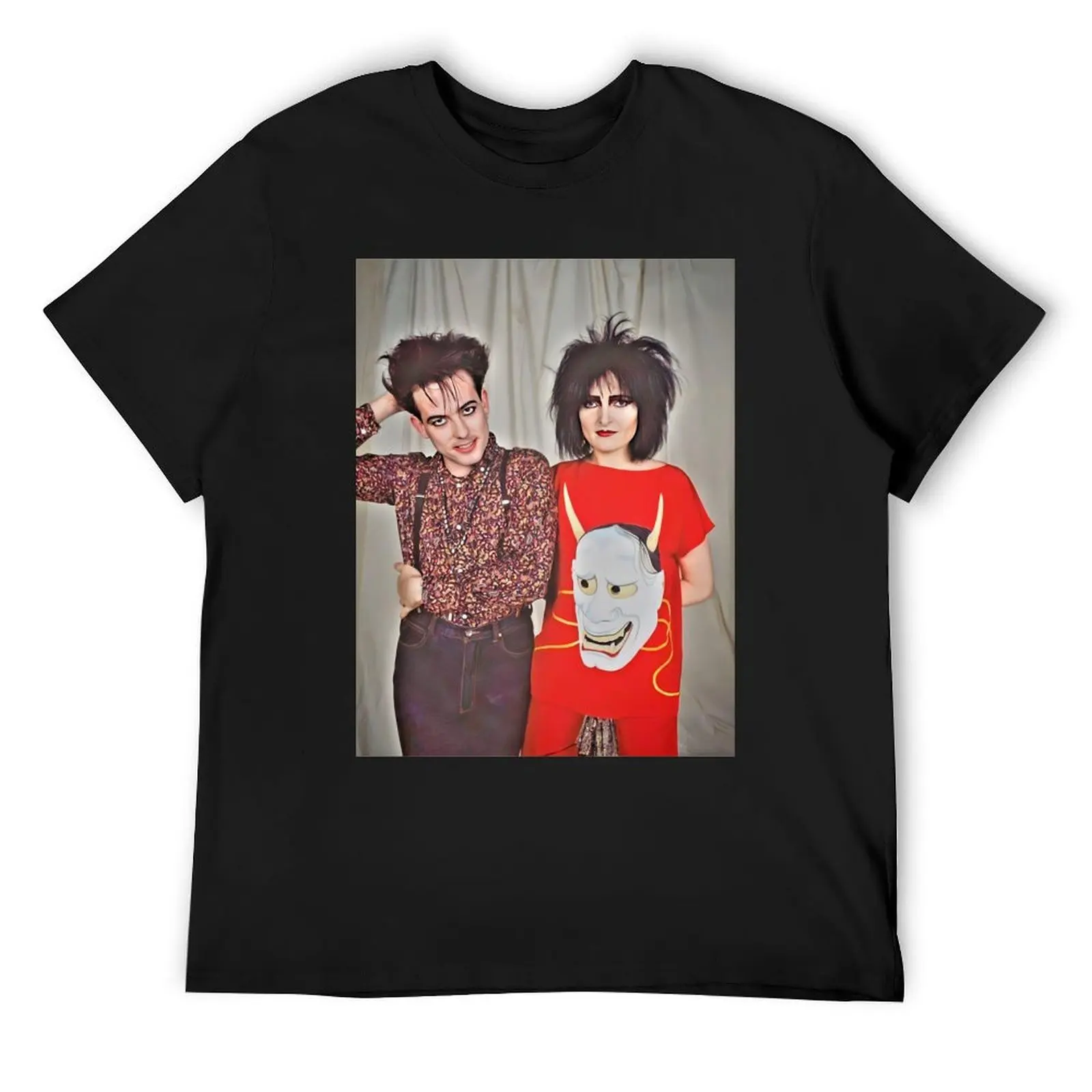 

PhotoGrap ART Robert smith and siouxsie sioux T-Shirt Louboutins quick-drying new edition hippie clothes Men's clothing