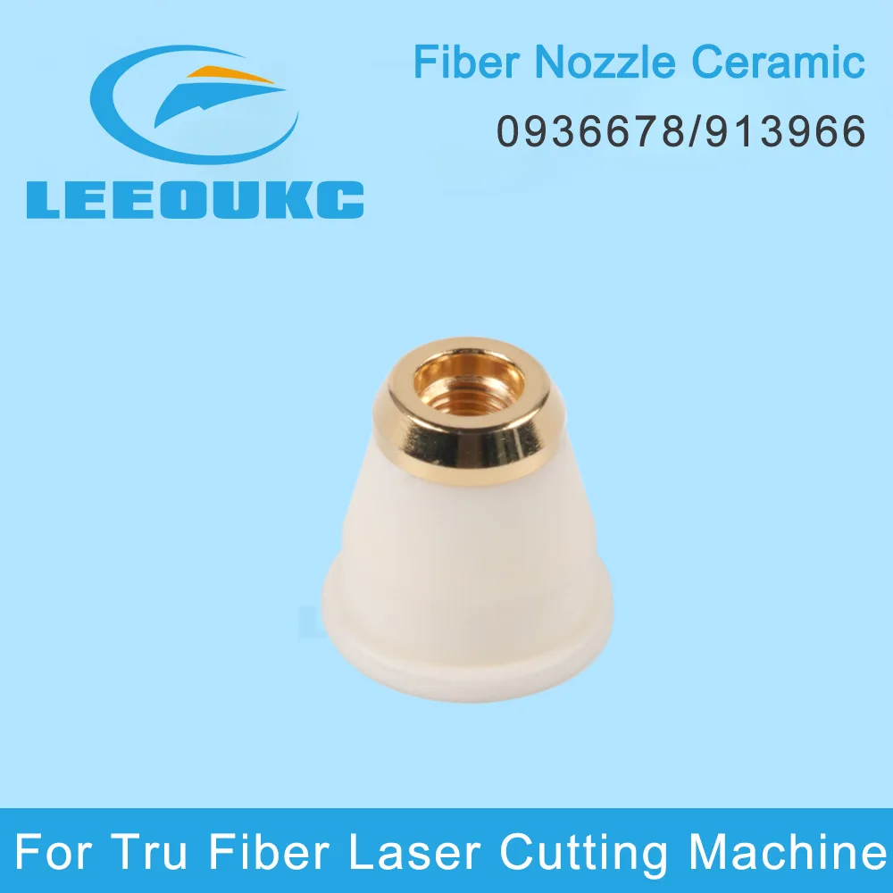 LEEOUKC Fiber Laser Ceramic Nozzles Holder 3D OEM Model 0936678 913966 Compatible For Tru Fiber Laser Cutting Machine