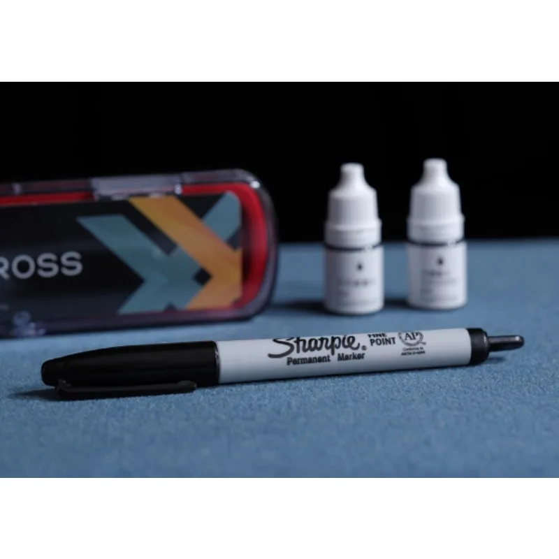 

Новая версия Double Cross 3.0 Magic Trick Модернизированная передача чернил X Маркер Крупным планом Уличное предсказание Трюк Волшебник Реквизит Забавный