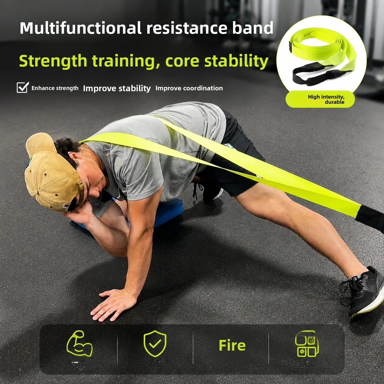 Resistance Band Anatomical Train Muscle Strength Training Golf Exercise Band Fascial Spiral Chain Stretching Yoga Rope