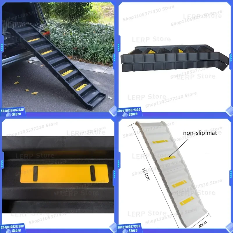 Foldable Plastic Dog Ramp Stairs Solid Pattern Pet Ladder for Small Medium Dogs Portable Indoor Outdoor Steps Wholesale Bulk