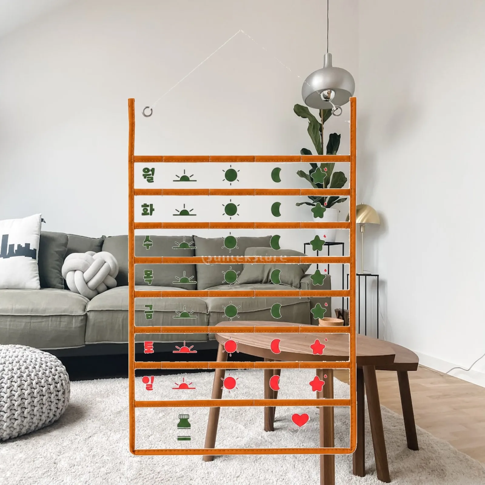 wall-mounted-hanging-organizer-easy-to-clean-nonwoven-material-wall-organizer-with-clear-pockets-hangable-breathable