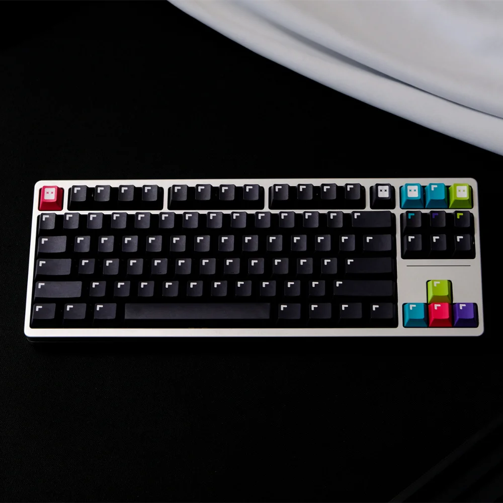 

151 клавиш GMK Pixel Колпачки для клавиш Cherry Profile Dye Sublimation PBT Колпачки для клавиш для механической клавиатуры MX Split Space Double B ISO Enter