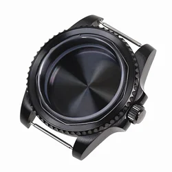 High Quality 40mm Submarine Sapphire Crystal Waterproof Watch Case For 28.5mm Dial Nh35 Nh36 Automatic Mechanical Movements