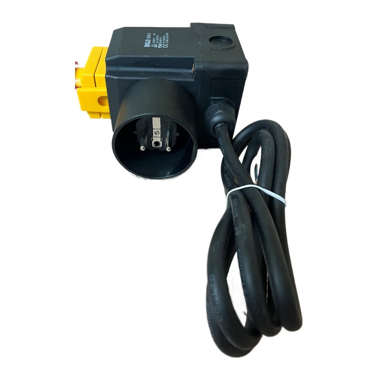 DZ08-2 250 فولت 16A آلة تقسيم الخشب الملف اللولبي مفتاح بـزر دفع لآلة قطع السجل مع المكونات الصناعية المقبس