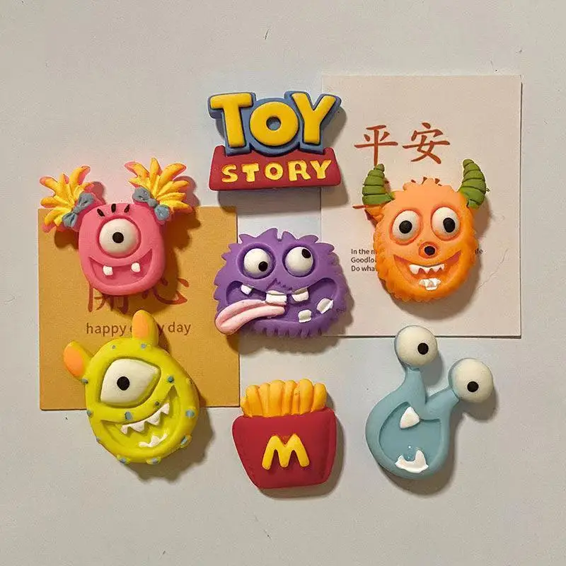 Fridge Magnet monster magnetic creative personality magnetic mini decorative magnets