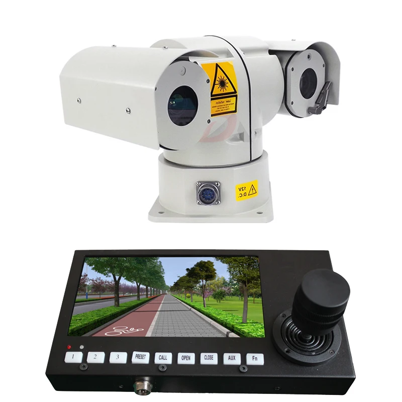 Car Vehicle Mounted IR Laser Night Vision 30x Zoom Optical PTZ Camera