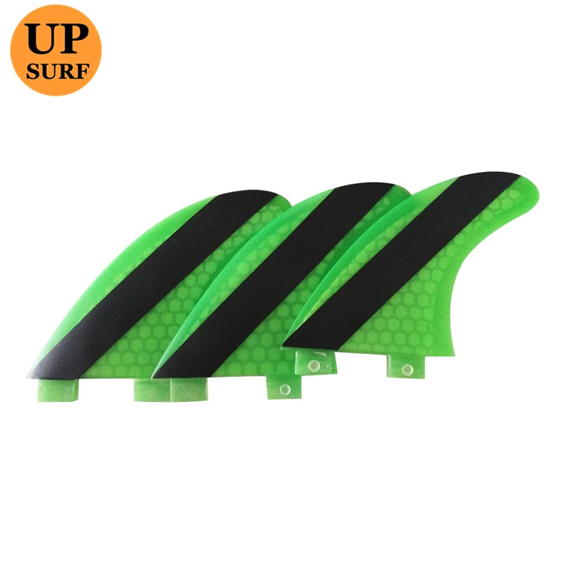 Surf Vinnen Upsurf Fcs 1 Vinnen G5/G7 Surfplank Fin 6 Kleuren Fiber Grip Surf Honingraat Surf Accessoires 3 stks/set Prancha De Surf