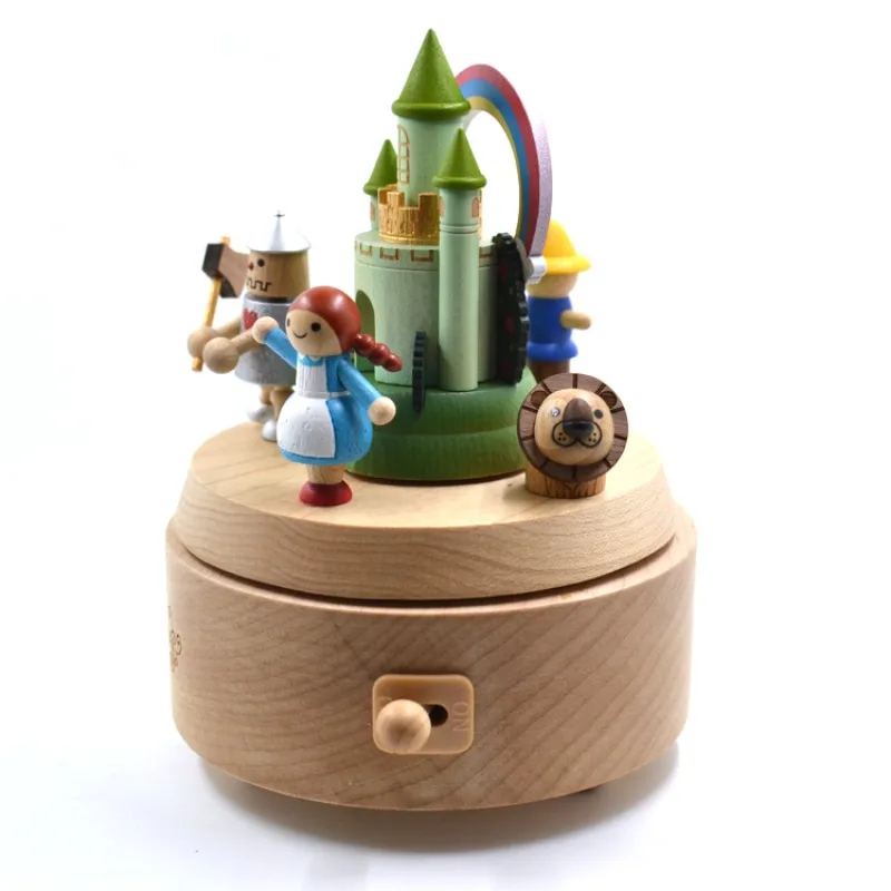 

Octave Rotating Wizard of Oz Wooden Music Box
