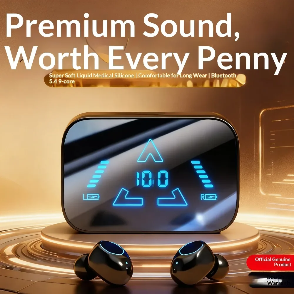 Noise Cancellation Wireless Bluetooth Headphones High Appearance Value Fashion Design for Business Music Travel Daily Life Use