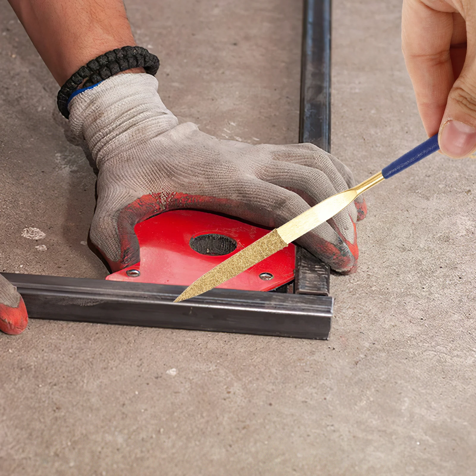 

10Pcs Diamond File Set Titanium Coated Hand Files for Woodworking Metal Plastic Jewelry Sharpening Diamond Files