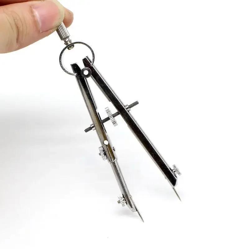 Hero H2030 Spring Protractor Compasses Professional Drawing Tool Metal Accurate Compass Student Drawing Stationery Art School