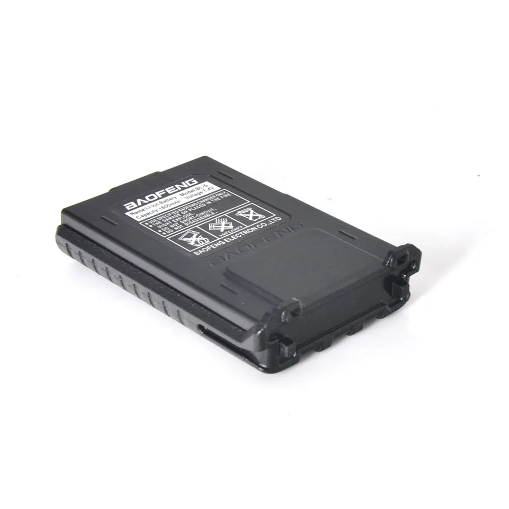 Original Baofeng UV-5R 1800mAh 7.4V Li-on Rechargeable Batteries UV5R Radio UV 5R Walkie Talkie Battery BL-5 Battery Accessories
