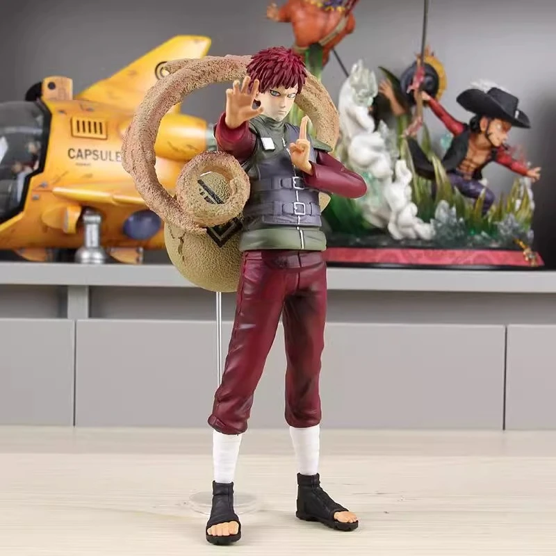 30cm nova naruto anime figura gaara periférico pvc modelo cena estátua decoração de mesa ornamentos crianças presentes aniversário brinquedos