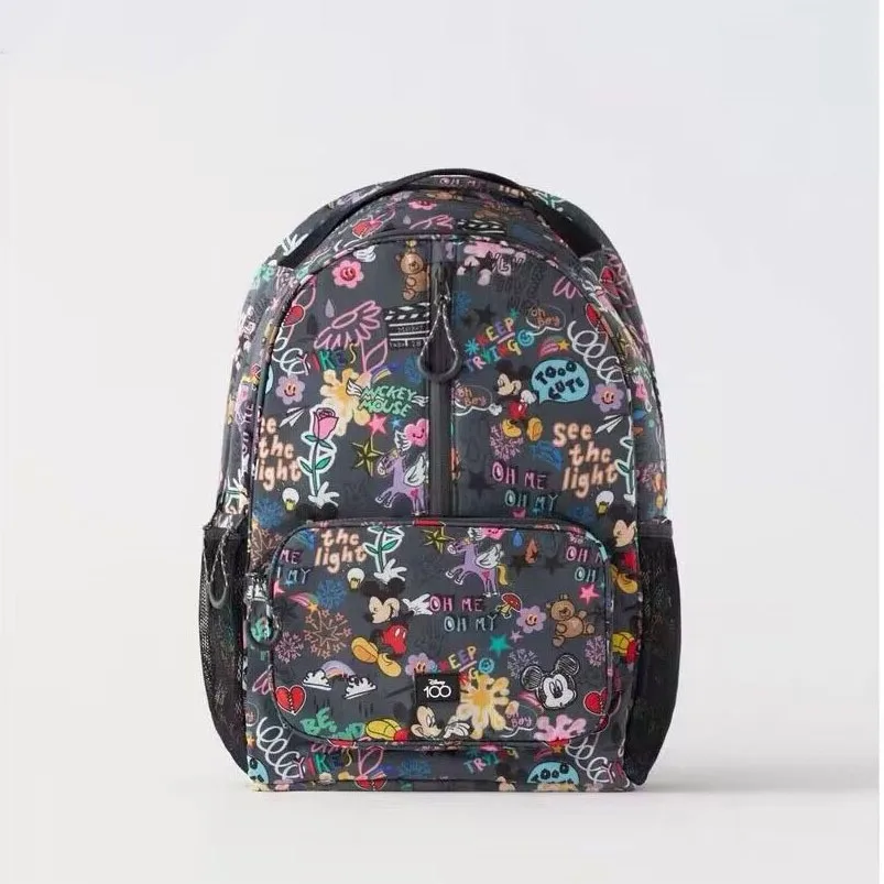 

Disney Ultralight Shoulder Bag Unisex Children's Bag Co-disney Mickey Mouse Backpacks School Backpack for College Students