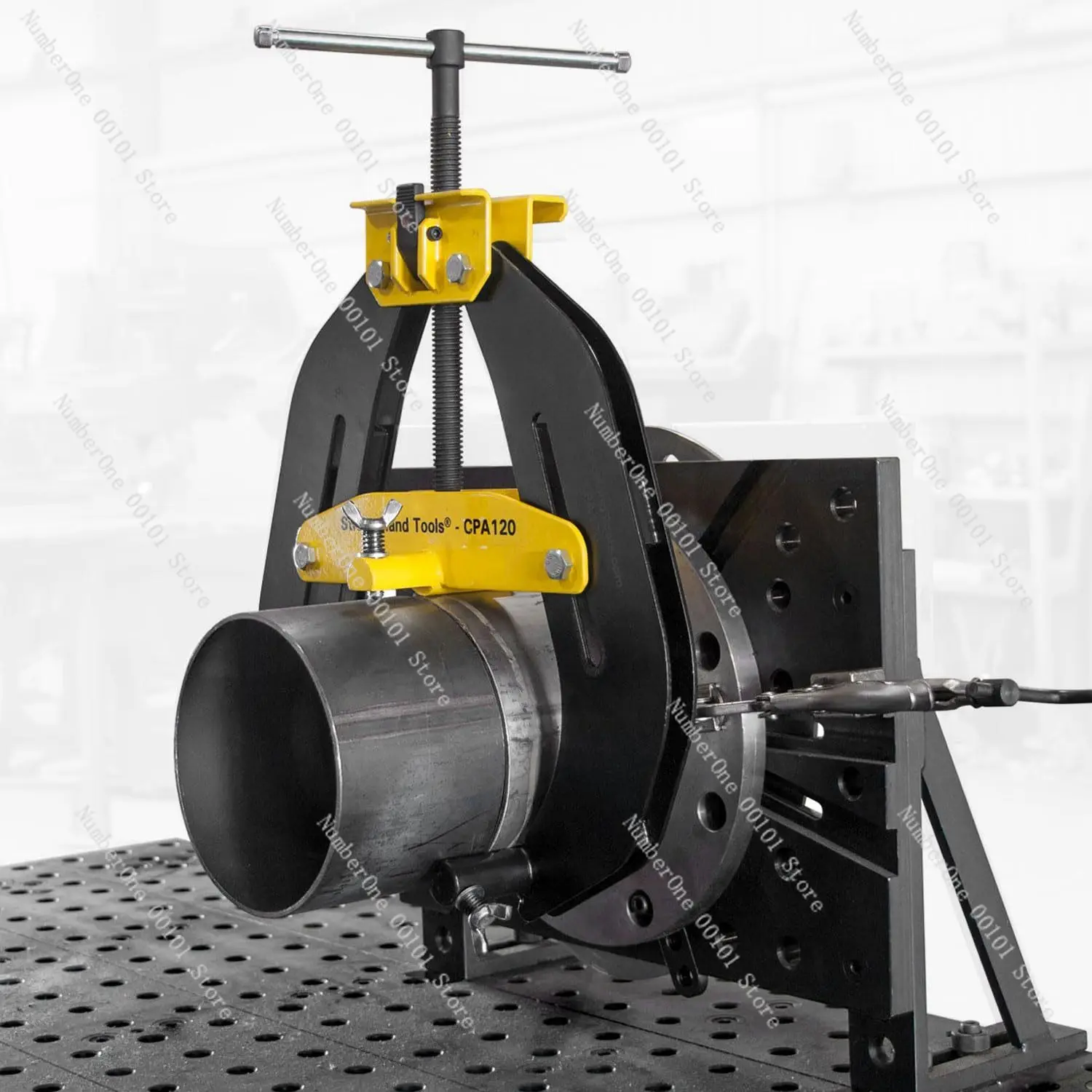 Pipe alignment fixture for pipe diameters 4.5inch - 12inch assembly fixture