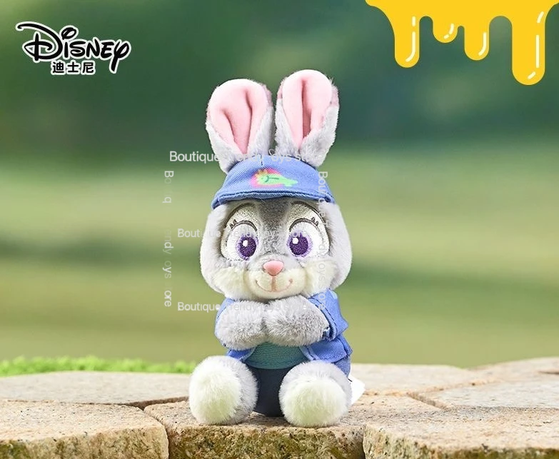 

【Authentic】Disney Zootopia Nick Judy Plush Pendant - Potdemiel Honey Pot New Style Collectible Gift for Fans