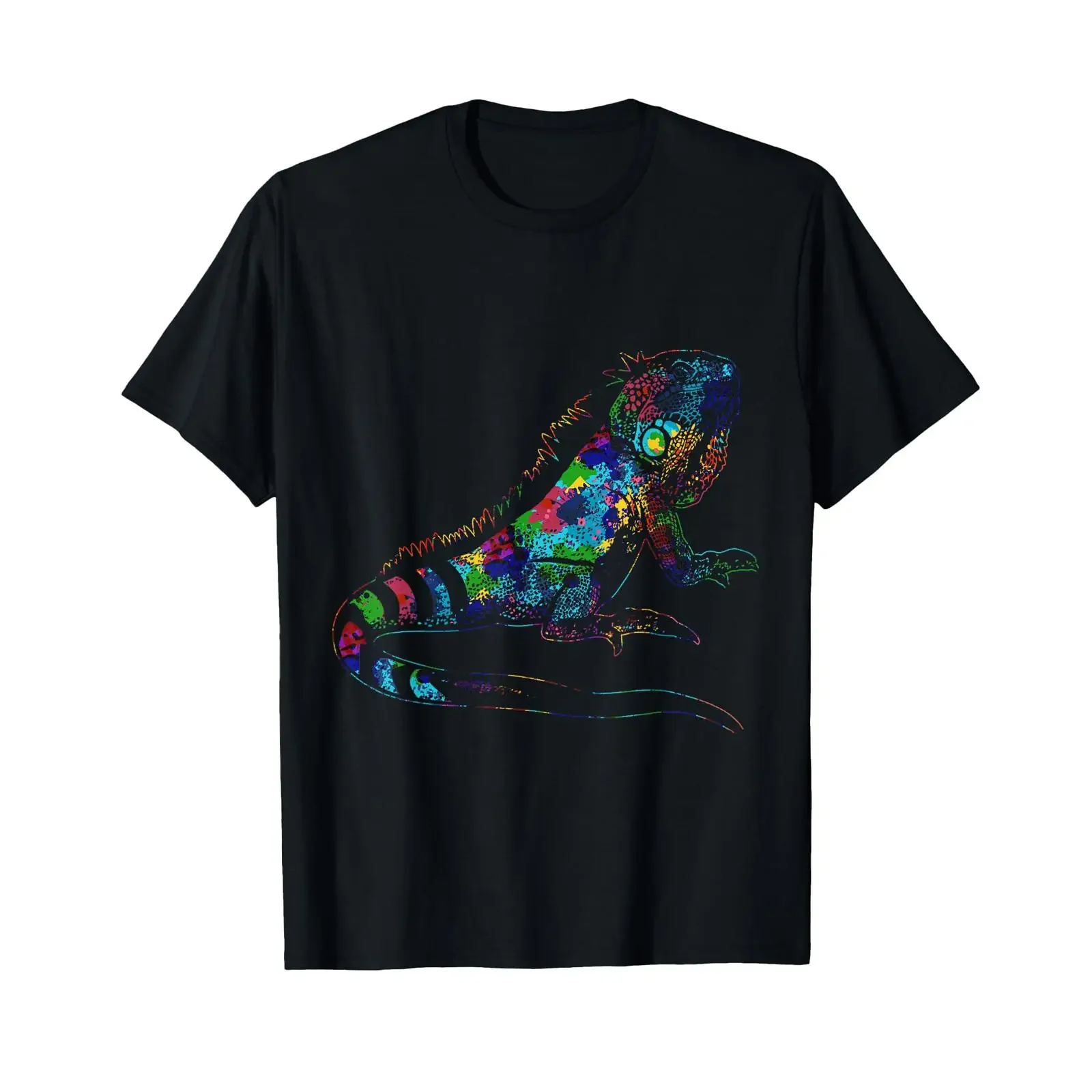 Tropic Reptile Zoo Keeper Idea Iguana T Shirt vintage Washed Casual Soft Top For Everyday Wear Breathable streetwear Stretched