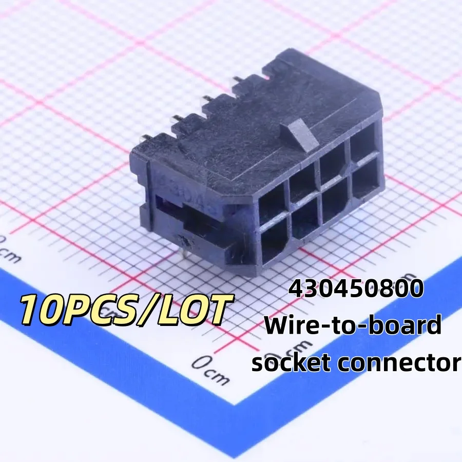 10PCS/LOT 430450800 43045-0800 0430450800 2*4PIN P=3.0mm Wire-to-board socket connector New and Original