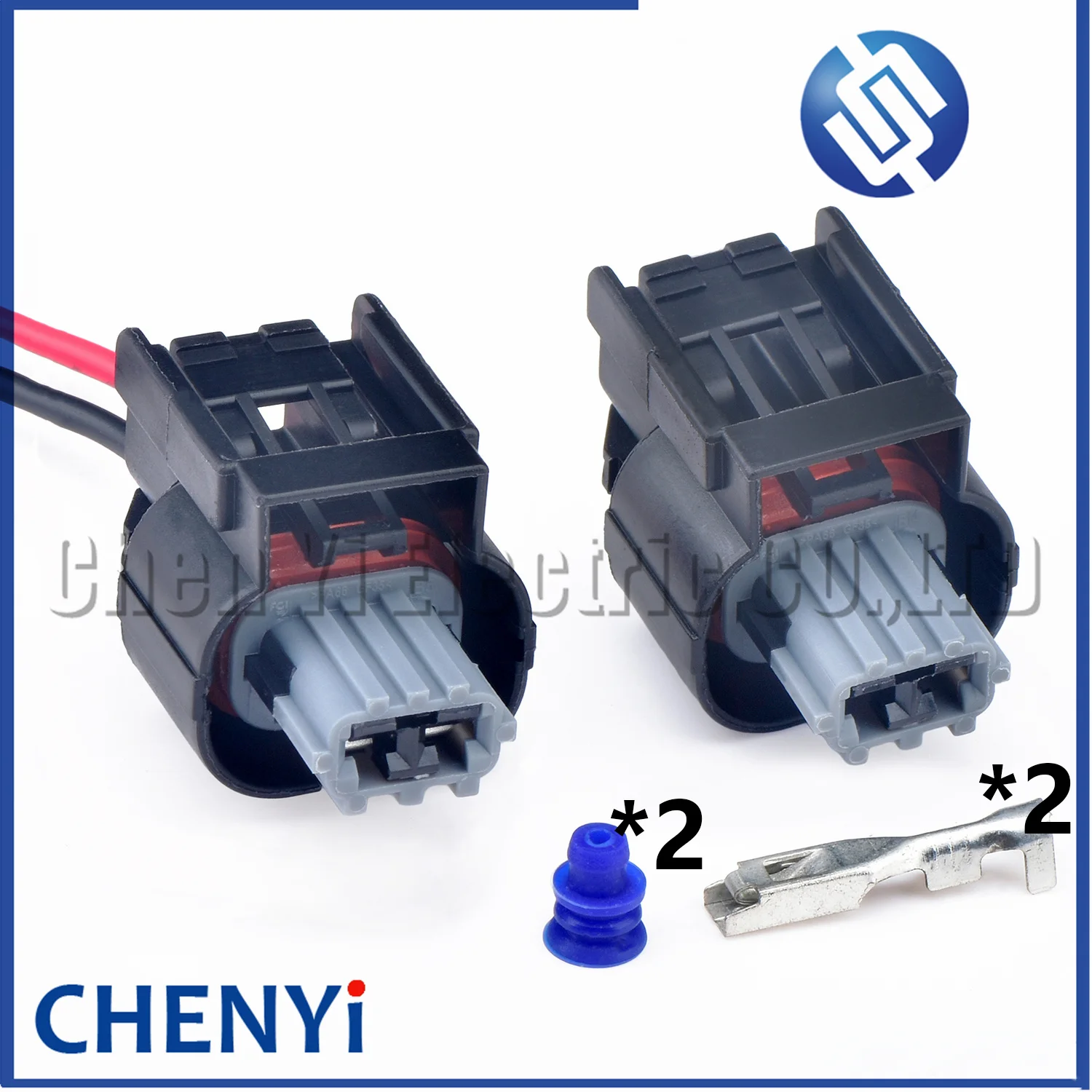 2 Pin car waterproof connector Electric hand brake caliper Wire harness Plug 7287-5826-30 13821406 For Subaru Levorg Cadillac