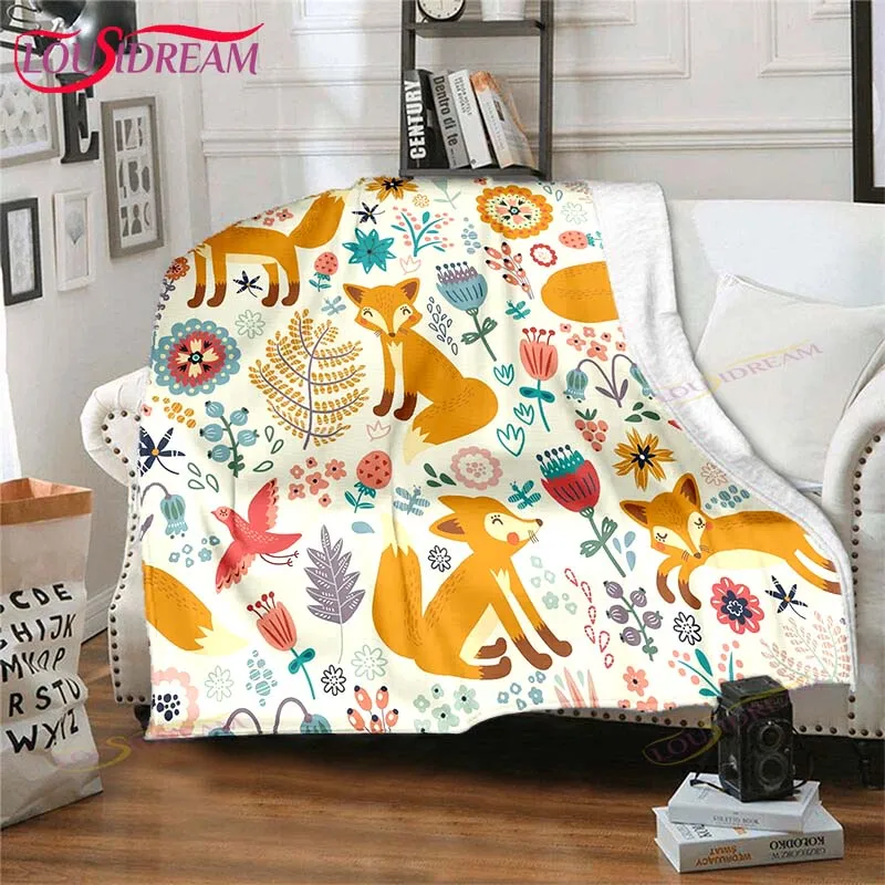 

Cute printed alpaca Blanket,Cozy Bed Blanket for Young girl,Super Soft Lightweight Blankets for Couch Chair Sofa