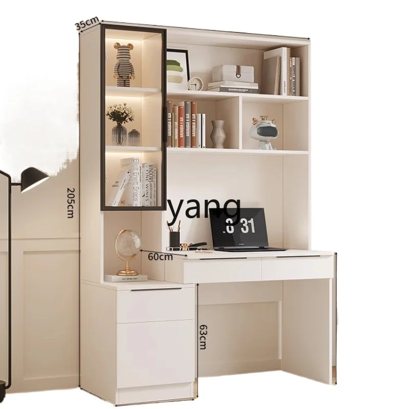 LH simple desk student home integrated study table solid wood desktop computer table notebook