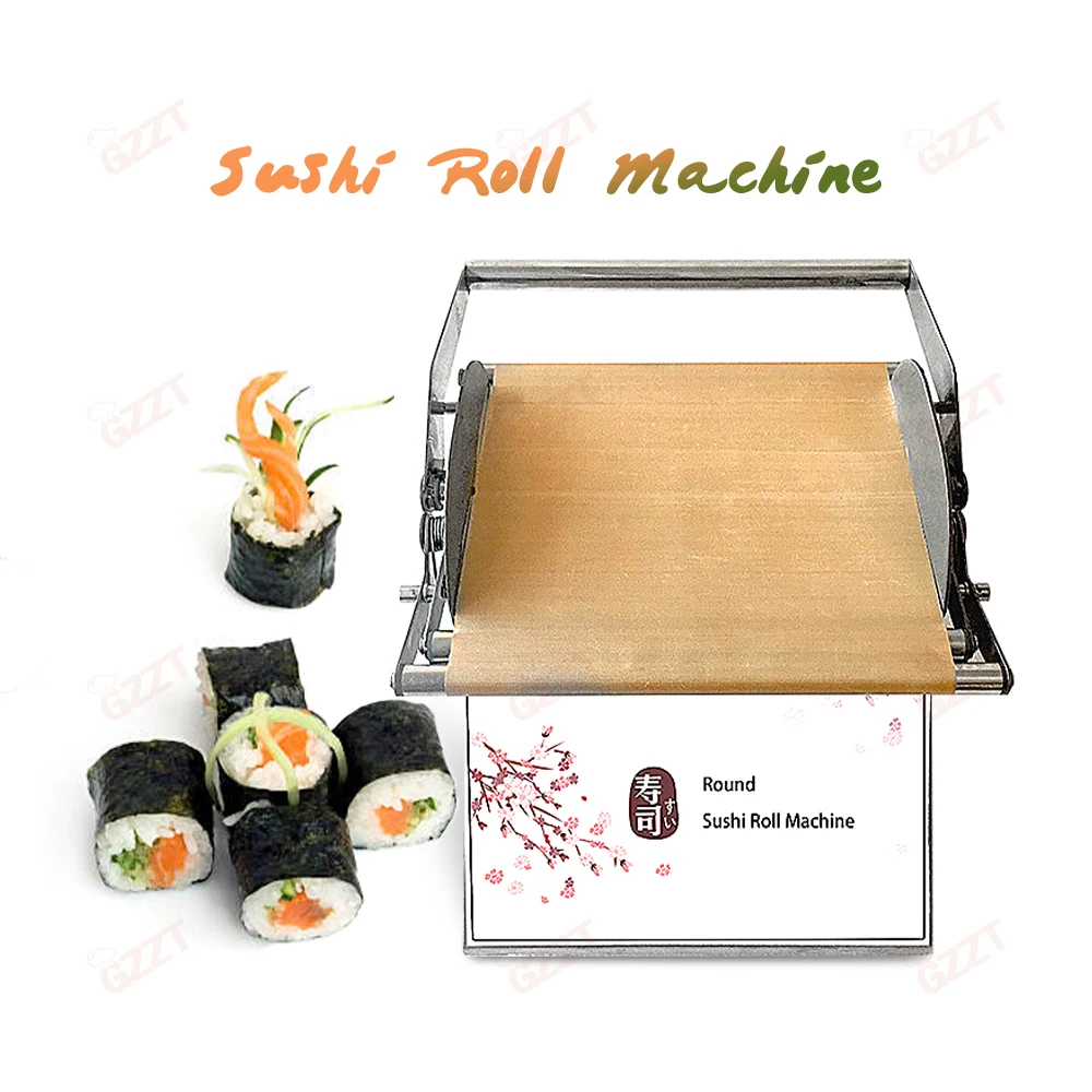 GZZT Sushi Rolling Machine Sushi Roll Mold Manual Sushi Roll Making Maker Round/Square Food Grade Material Sushi Cutting Tools