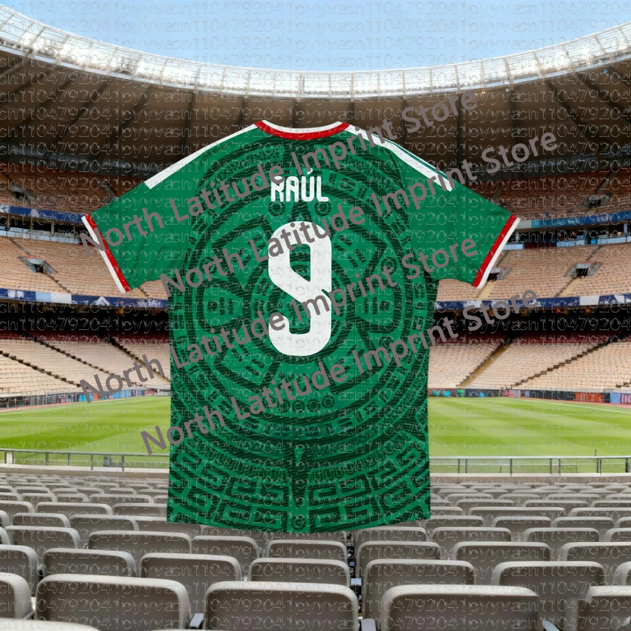 Nueva Camiseta de Fútbol de México 2526, Versión para Fanáticos, Número 9 Raúl, Número 11 Jiménez, Manga Corta, Secado Rápido, Cómoda