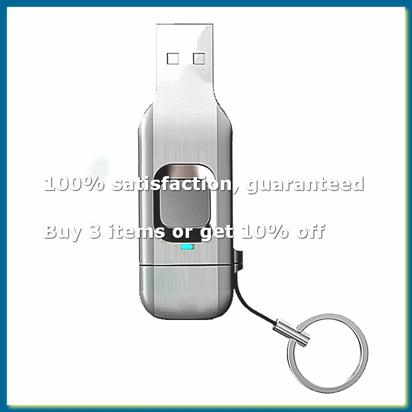 Fingerprint Flash Drive Metal OTG Pendrive USB3.0 Type C for Laptop Phone Lock Thumbdrive Jump USB Disk 32G-DTB3