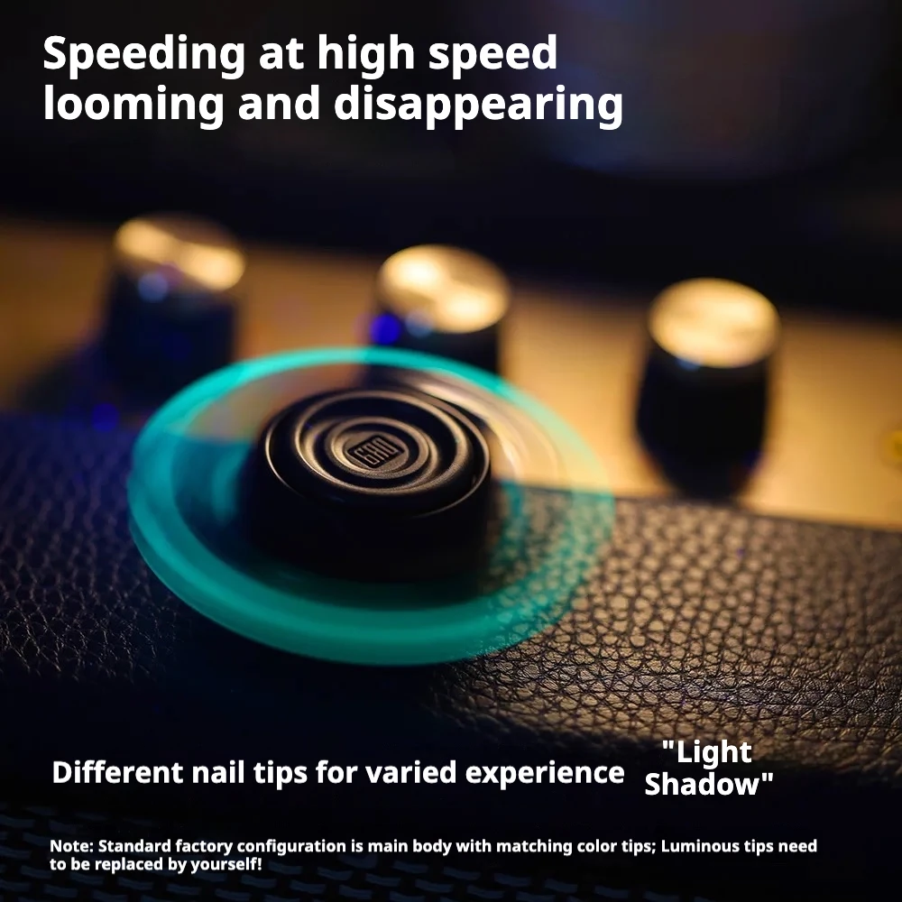 GAO Studio Shake Vibe EDC Push Slider Fidget Card Toy Magnetic Haptic Feel Coin Stress Relief Toy For Adult Gfit No Battery