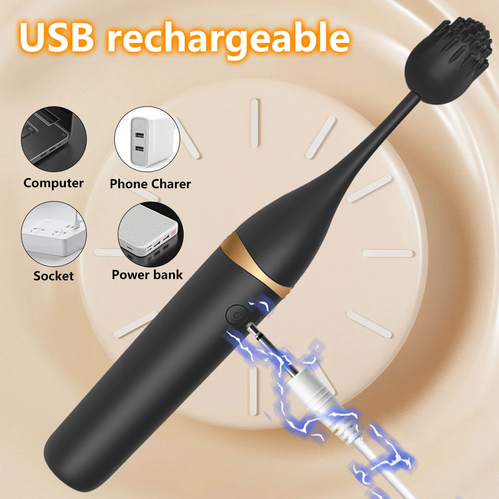 Powerful 10 Frequency Clitoral Stimulation G-spot Vibrator 3 Replacement Head Masturbation Massager Female Adult Sex Toys view 6